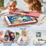 Acudotr Sun and Moon Face Diamond Painting Kits for Adults, 5D DIY Diamond Art Kits for Beginners, Full Drill Diamond Painting Kits for Home Wall Decor, 12x12 Inch Acudotr