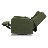 DaVinci Carter’s Arlo Swivel Rocker Recliner Chair - GREENGUARD Gold, FSC & Certi-PUR US Certified - Ultra Comfy Nursery Glider Recliner - Glider Rocking Chair for Nursery & Living Room - Forest Green DaVinci