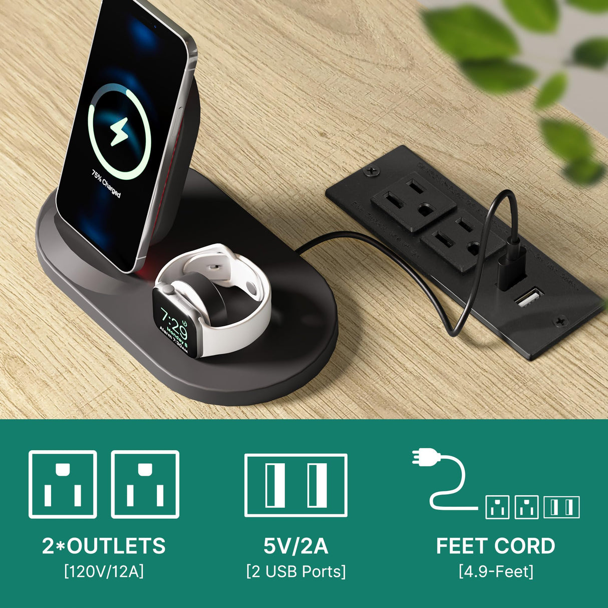 DWVO 13 Gallon Tilt Out Trash Bin Cabinet with Outlet Adjustable Shelves, Kitchen Pantry Storage Cabinet with Garbage Bin Tilt Out Laundry Hamper for Kitchen, 39.4” W x 14” D x 36.8” H Off White DWVO