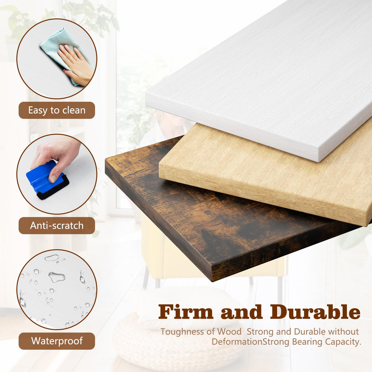 Shintenchi Wooden 7 Cube Bookshelf, 3 Tier Bookcase with Legs, Modern Open Storage Organizer Shelf,Display Cabinet Shelf Free Standing Bookshelves for Bedroom,Living Room,Office,White Shintenchi