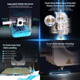 Geeetech 3D Printer for Kids & Beginners, High-Speed Mini 3D Printer, Auto-Leveling, Child-Safe Design, Fully Open Source Pre-Assembled STEM Learning Tool, 3.94x4.33x3.94in Print Size for Home/School Geeetech