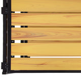 Seville Classics Sturdy Freestanding Storage Shelf for Bedroom, Closet, Entryway, Dorm Room Organizer Stackable Durable Metal Shoe Rack Countryside Aspen Slat, 2-Tier Seville Classics