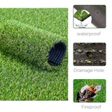 LITA Artificial Grass 3' x 10' (30 Square Feet) Realistic Fake Grass Deluxe Turf Synthetic Turf Thick Lawn Pet Turf -Perfect for Indoor/Outdoor Landscape (20mm high Pile) Customized LITA