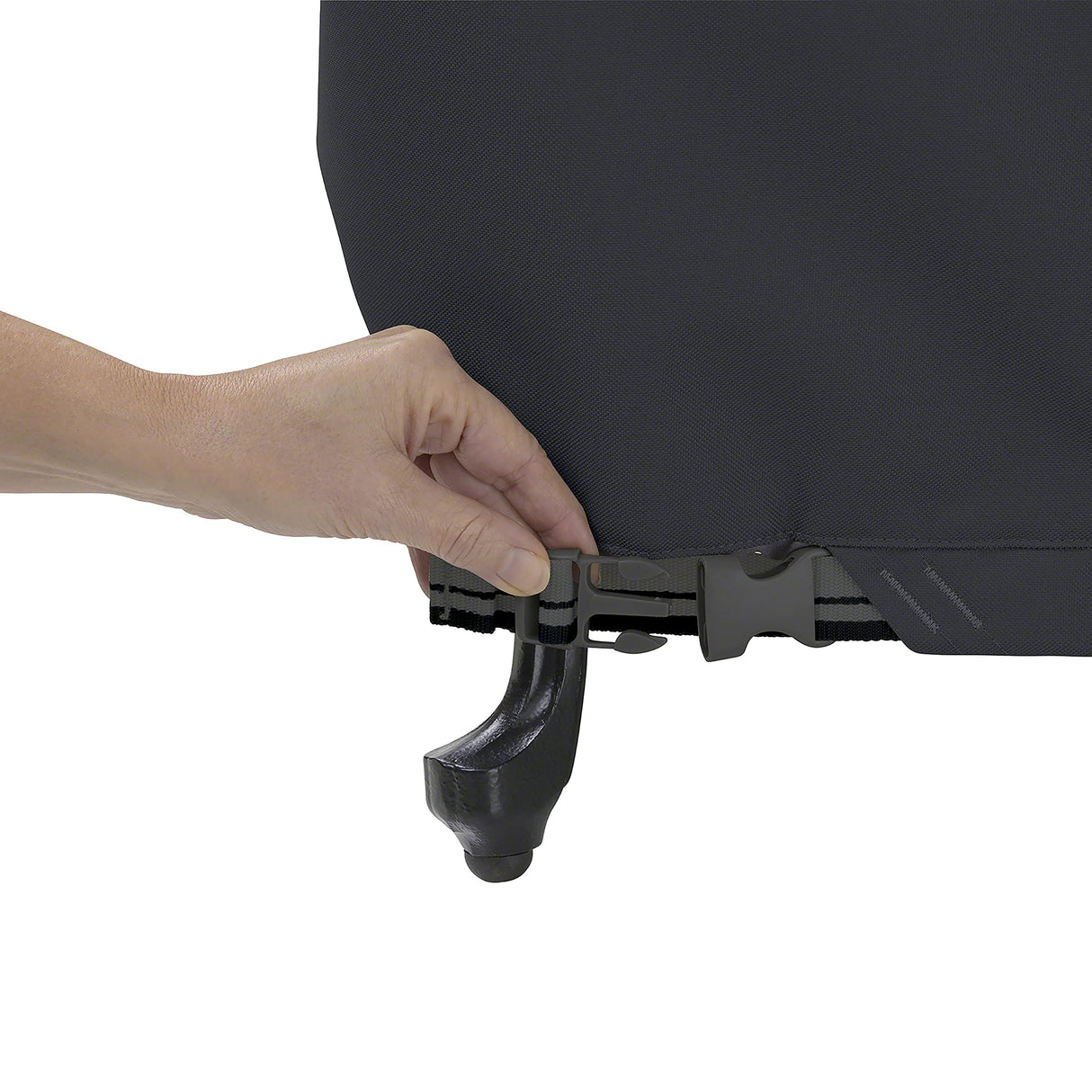 Classic Accessories Ravenna Water-Resistant 32 Inch Built-In BBQ Grill Top Cover, Black, Grill Cover, Grill Cover for Outdoor Grill, BBQ Cover Classic Accessories