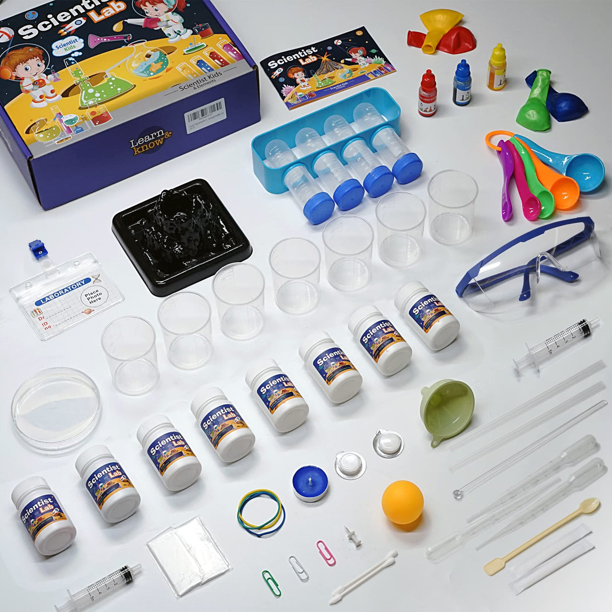 Kids Science Kit STEM Toys - Science Kits for Kids Age 6-8-12, 36 Science Lab Experiments Educational Games, 60+ PCS Science Toys, Christmas, Birthday Gift for 6-12 Year Old Boys Girls Amerrly