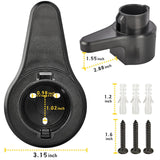 MECMO EV Charging Cable Holder Wall Mount for J1772, Electronic Vehicle Charger Cord Hanger, EVSE Car Charger Cable Organizer Management, EV Charging Plug Cord Protector Wall Hook SAE J1772 Connector MECMO