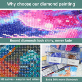 Aestalrcus Landscape Diamond Art Kits for Adults, Waterfall Diamond Painting Kit for Adults Beginners, DIY 5D Full Drill Gem Art Home Wall Decor 12x16in Aestalrcus