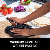 Bellemain Corn Tortilla Press 8-Inch - Pre-Seasoned Cast Iron Press for Tortillas Bellemain