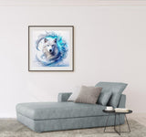 5D Diamond Painting Kits for Adults,Wolf Diamond Art Kits for Adults Beginner, DIY Full Drill Diamond Dot Gem Painting for Home Wall Decor 13.7x13.7inch BYGFHLYW