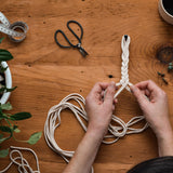 Leisure Arts Macrame Plant Pouch Kit for Adults Beginners - DIY Plant Hanger LEISURE ARTS