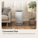 LG PuriCare 360 Air Purifiers for Home, Large and Small Room, Bedroom, Up to 2,059 ft² in 1 Hr with NanoFiber True HEPA Filter, 360 Degrees of Filtration, WiFi, Air Quality Monitor, Low Noise LG