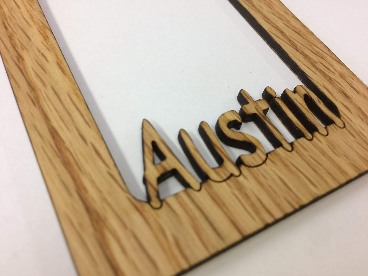 Personalized Name Picture Frame (Magnet holds 2x3 Photo) Legacy Images