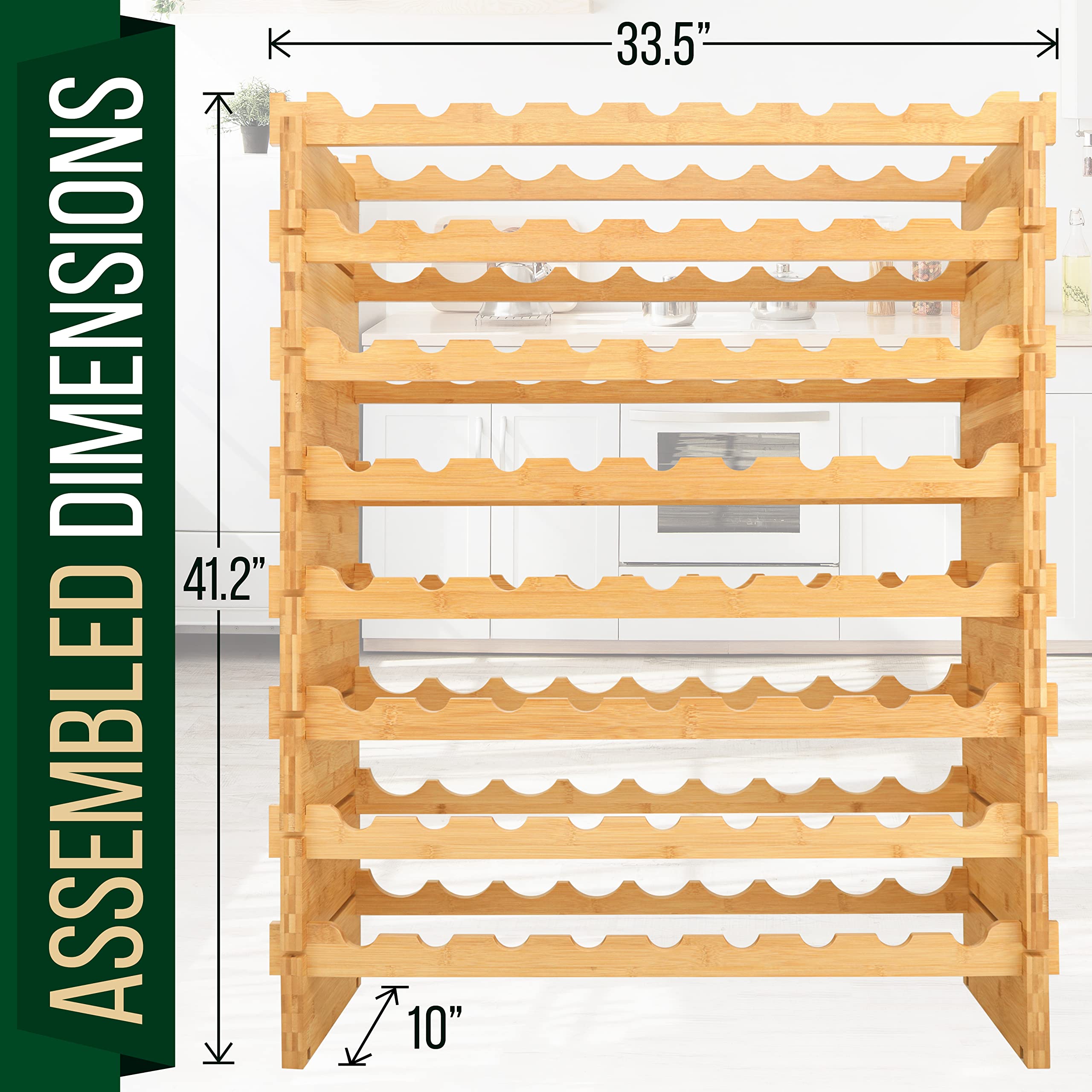 Stackable Wine Storage Rack - Thumbnail 4