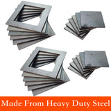 Welding Practice Kit, 24 PCS Premium Welding Coupons, 11 Gauge 3&2 Inch Square Steel Welding Plate For novice at welding. A36 Steel Plate Welding Practice Kit. TAFEIDA