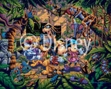 Mickey & Friends Exploring The Jungle - 500 Piece Jigsaw Puzzle - Disney Dowdle D·O·W·D·L·E