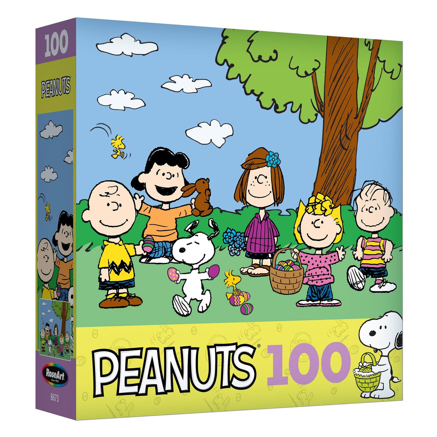 RoseArt - Peanuts - Easter Fun - 100 Piece Jigsaw Puzzle for Kids and Adults