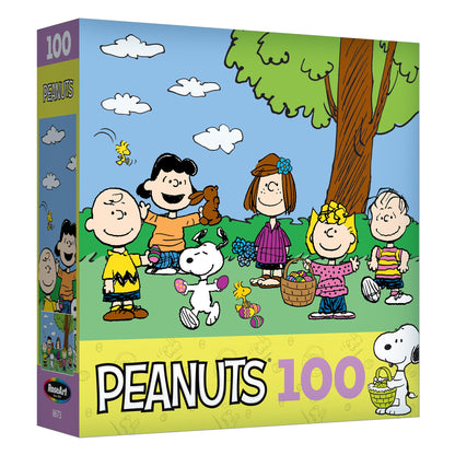 RoseArt - Peanuts - Easter Fun - 100 Piece Jigsaw Puzzle for Kids and Adults