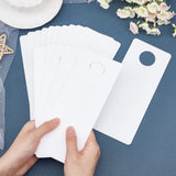 GLOBLELAND 30Pcs 8x3.23Inch PVC Door Knob Hangers Blank Door Signs to Write Your Own Messages for DIY Craft Home Office Hotel Restaurant Decoration GLOBLELAND