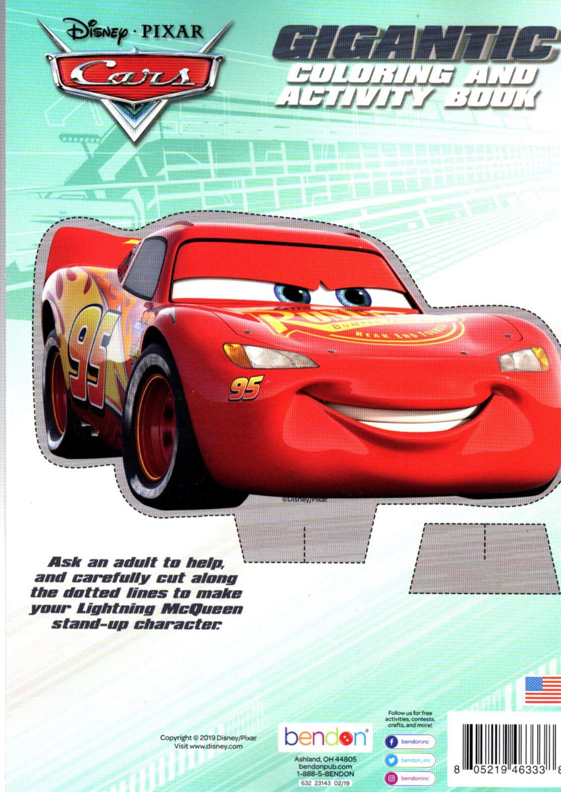 Dfa Pix Cars Gigantic Coloring and Activity Book (Value) PIXAR