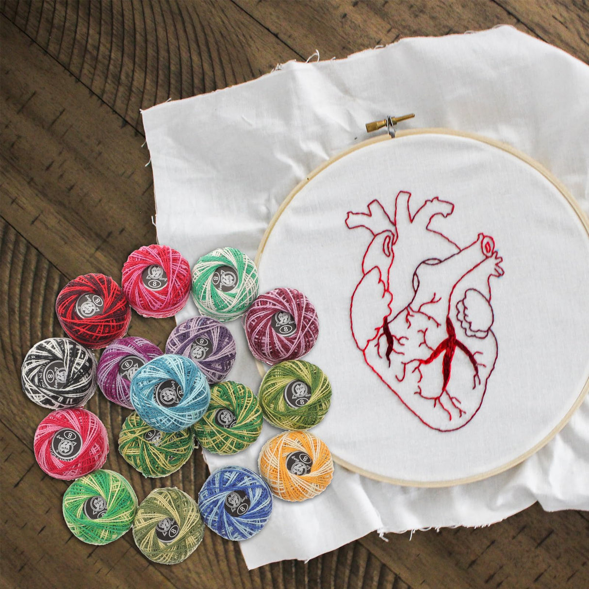 Beavorty Bracelet Making Kit 16 Roll Embroidery Thread Floss Set Rainbow Color Cross Threads Sewing Thread Wool Cotton Line Sewing Craft Art Supplies (Mixed Color) Bracelet Making Kit Beads Beavorty