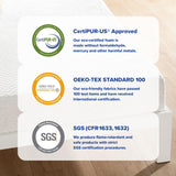 Olee Sleep Full Mattress, 8 Inch Gel Memory Foam Mattress, Gel Infused for Comfort and Pressure Relief, CertiPUR-US Certified, Bed-in-a-Box, Medium Firm, Full Size Olee Sleep