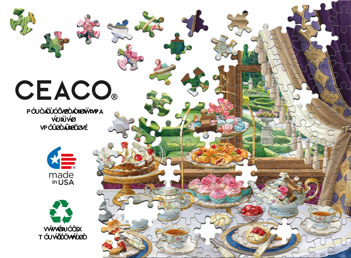 Ceaco - English Breakfast - 1000 Oversized Piece Jigsaw Puzzle Ceaco