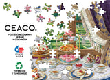 Ceaco - English Breakfast - 1000 Oversized Piece Jigsaw Puzzle Ceaco