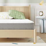 Novilla Twin Size Mattress, 6 Inch Twin Mattress for Kids, Gel-Infused Memory Foam Mattresses in a Box for Pain Relief & Enhanced Support & Cooling Sensation, CertiPUR-US Certified Novilla