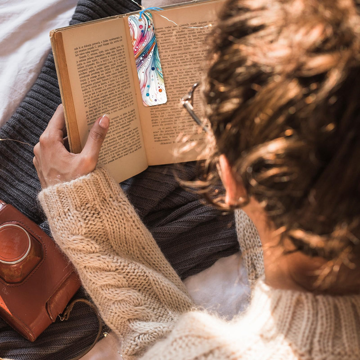 50 Pcs Sublimation Blank Bookmark Heat Transfer Aluminum Metal Bookmarks DIY Bookmarks with Hole and Colorful Tassels Single-Sided Printing Personalized Tassels Blank Bookmarks for Crafts Gift Telooco