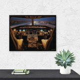 QACEYID Airplane View Diamond Art Painting Art Kits for Adults Diamond Art Painting Diamond Art Kits 5D Diamond Art Painting Art Kits for Home Wall Decor 12x16inch QACEYID