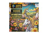 Trippy Puzzle Co - 1000 Piece Jigsaw Puzzle for Adults - Impossible Hard Difficult Challenging Puzzles for Adults - Paranormal Collection (Unicorn Utopia) Trippy Puzzle Co