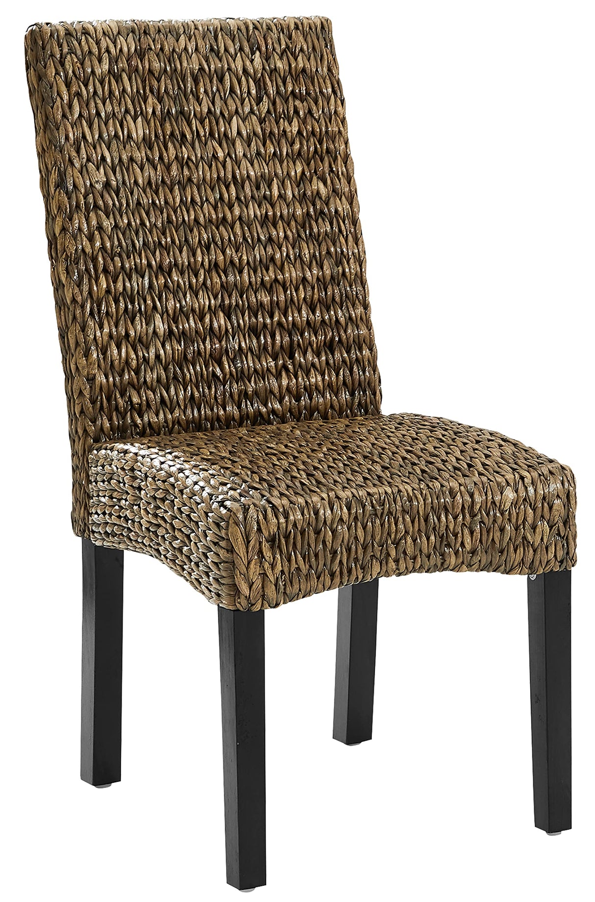 Crosley Furniture Edgewater Handwoven Natural Fiber Rattan Dining Chairs Set of 2, Seagrass Crosley Furniture