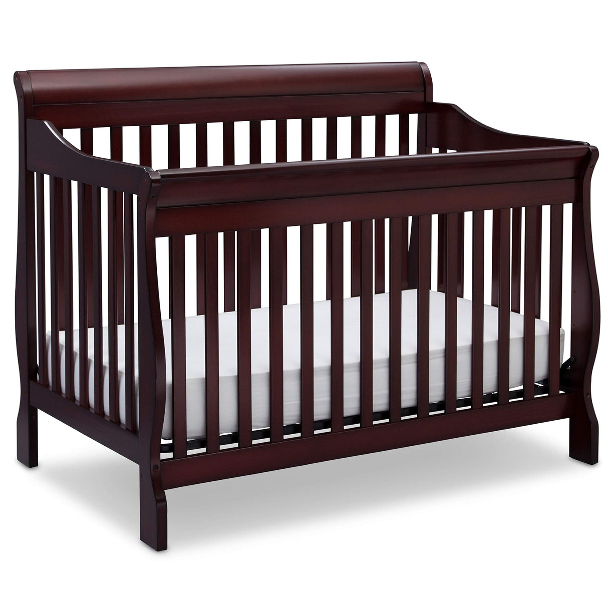 Delta Children Canton 4-in-1 Convertible Crib - Easy to Assemble, Espresso Cherry Delta Children