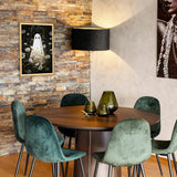 NPCSWXQ Paint by Numbers Kit for Adults Beginners, Ghost Floral Painting Crafts Number Art Paint Kits for Home Wall Bedroom Study or Office Decor Gift 16x20Inch NPCSWXQ