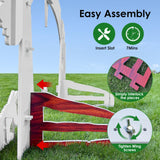 Outdoor Nativity Set for Outdoor Christmas Decorations, 45in Weather Resistant PVC Nativity Set, Large Holy Family with The Sheep and Donkey for Front Yard and Lawn Christolab