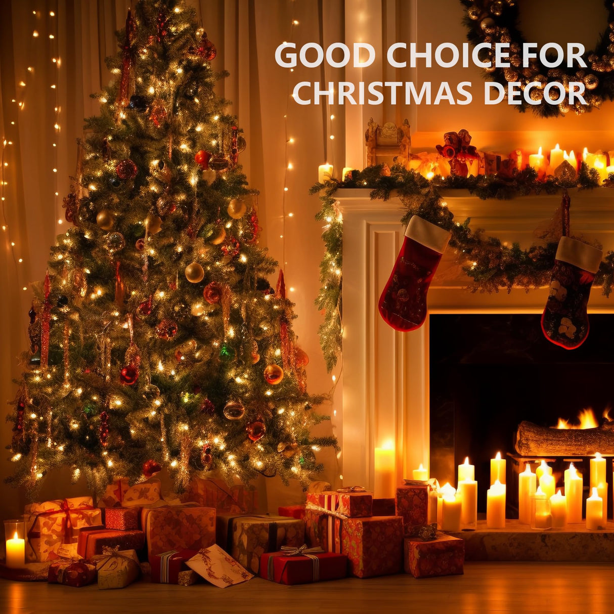 Dazzle Bright Outdoor Christmas String Lights, 1000 LED 328 FT Plug in Fairy Light with Remote Control 8 Modes & Timer, Waterproof Decoration for Home Garden Yard Xmas Wedding, Warm White Dazzle Bright