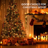 Dazzle Bright 164 FT 500 LED Christmas String Lights, Waterproof Green Wire String Lights with 8 Modes, Outdoor Christmas Decorations for Indoor Garden Party Yard Decor (Warm White) Dazzle Bright