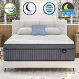 King Size Mattress [Upgraded Strengthen] 14 Inch Medium Firm King Mattress In A Box, Hybrid Mattresses With Gel Memory Foam & Independent Pocket Springs, Pressure Relief, Edge Support, CertiPUR-US EEN EEN SLEEP