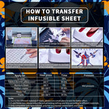 Sublimation Transfer Sheets, 12 Pcs 12x12" Pumping Pattern- Pre-Printed Sublimation Paper for Mug Heat Press, Coaster Blanks, DIY T- Shirts Lucky Goddness