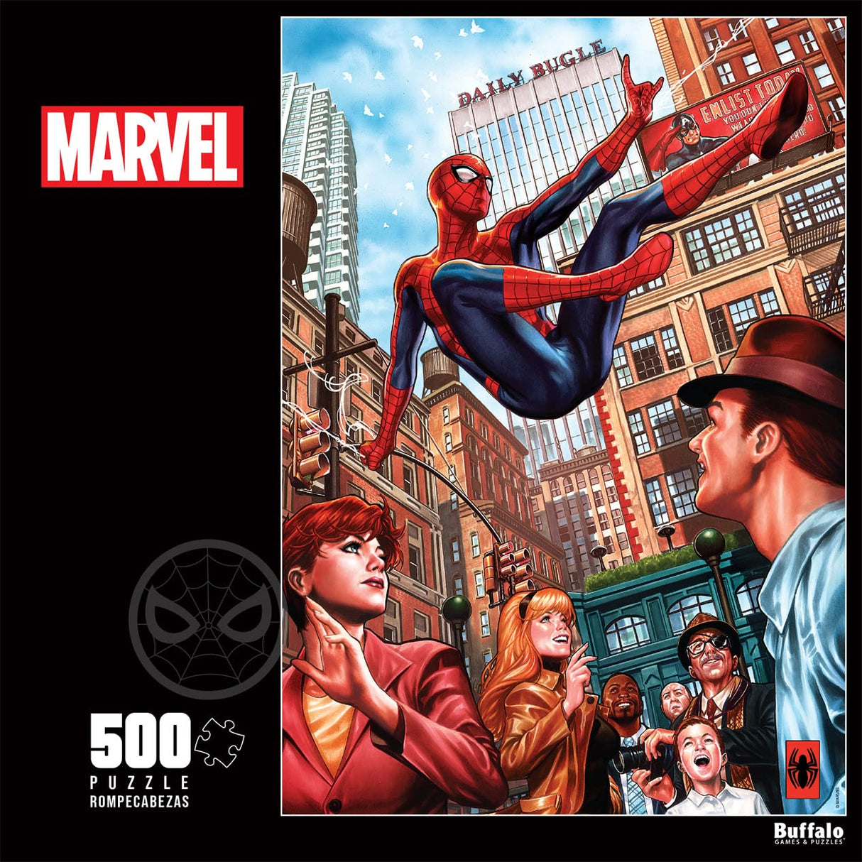 Buffalo Games - Marvel - The Amazing Spider-Man #24 Variant - 500 Piece Jigsaw Puzzle for Adults -Challenging Puzzle Perfect for Game Nights - Finished Size is 21.25 x 15.00 Buffalo Games
