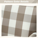 HULALA HOME Modern Accent Chair with Arms and Wooden Legs, Mid Century Accent Chair Armchair High Back Rest, Padded Armrest and Comfortable Cushioned Seat for Living Room (Buffalo Beige) HULALA HOME