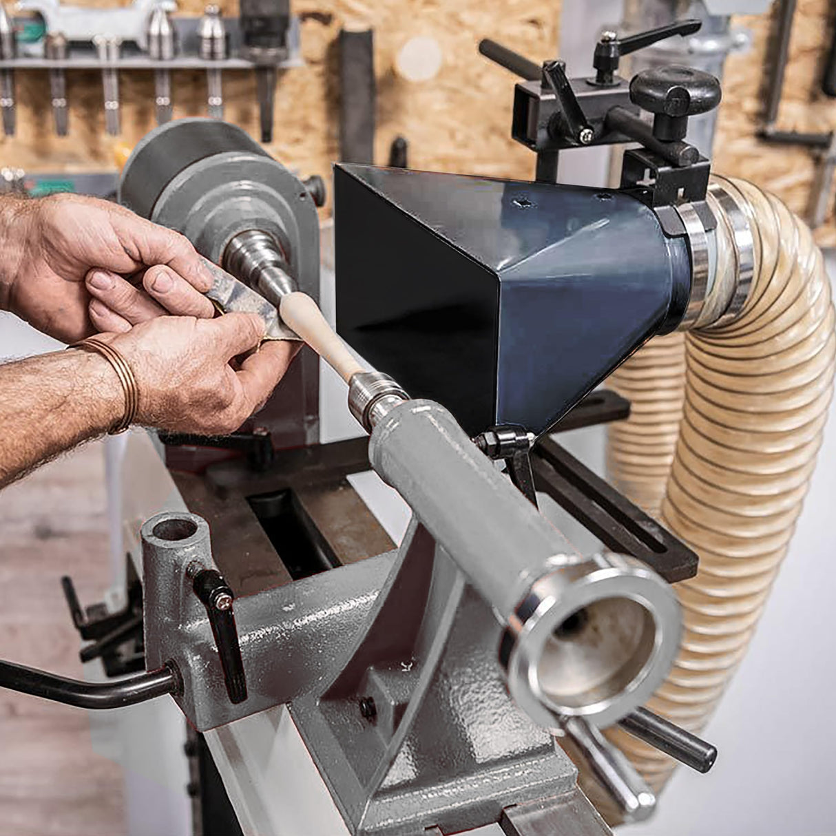 BMWOOD Woodturning Universal Dust Hood for Woodlathe Extraction. BMWOOD