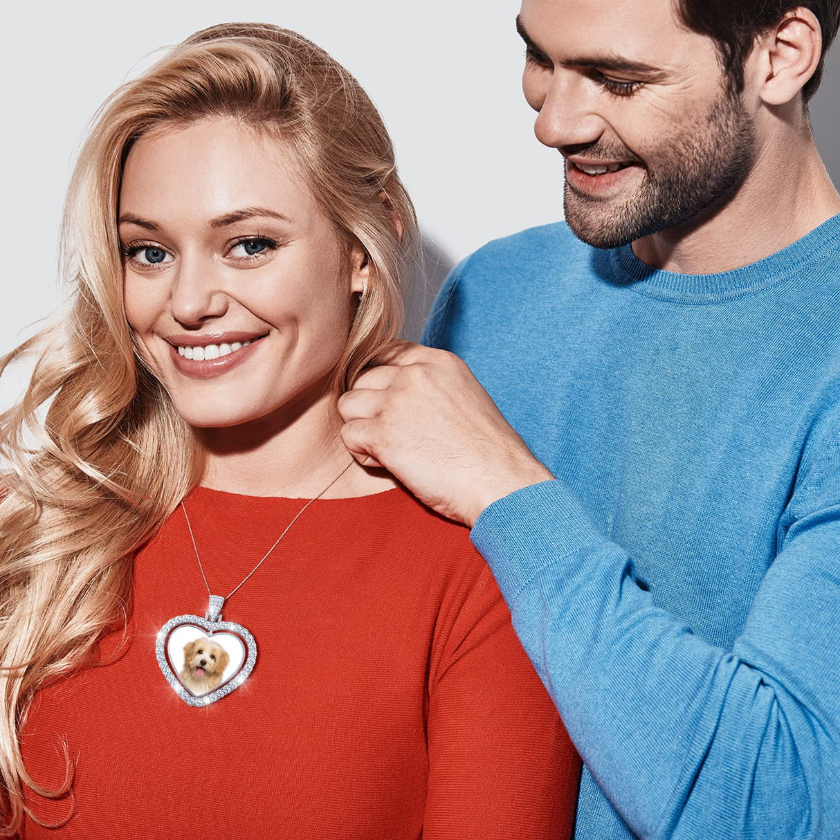 Hicarer 24 Pcs Sublimation Rhinestone Trays Pendant Set Including 8 Heart Shape Double Sided Blank Pendant Charms with 16 Sublimation Blank Discs for Necklaces Chains Jewelry Making Charms (White K) Hicarer