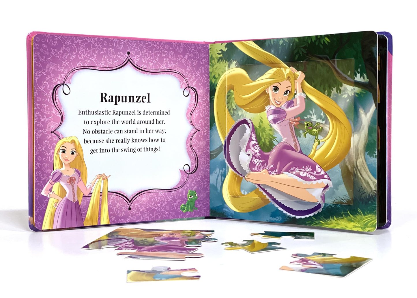 Disney Princess My First Puzzle Book - Jigsaw Puzzles for kids, 10-page board book, 5 puzzles to enjoy