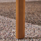 Christopher Knight Home Breenda Outdoor Acacia Wood Sofa with Cushions, Teak Finish, Cream Christopher Knight Home