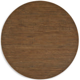 Signature Design by Ashley Mackifeld Round Coffee Table, Warm Brown Signature Design by Ashley
