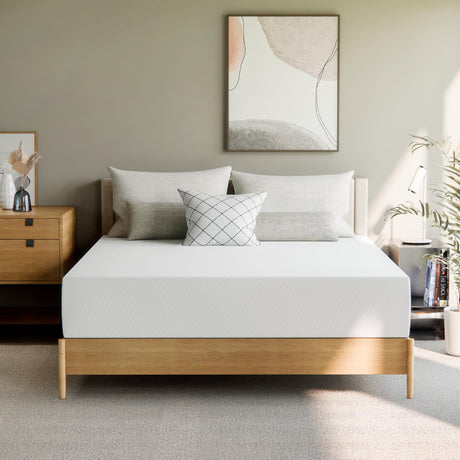 GAESTE 12 Inch Queen Cooling Gel Memory Foam Mattress Medium Firm for Cool Sleep Pressure Relieving CertiPUR-US Certified Convenient Mattress in a Box Fiberglass Free (Queen, 12 in) GAESTE