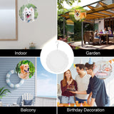 Sublimation Wind Spinner Blanks,8 Inch Wind Spinners Sublimation Blanks Products,3D Aluminum Metal Round Sublimation Wind Spinners for Indoor Outdoor Garden Yard Decoration (8 Pcs) Keepwaters