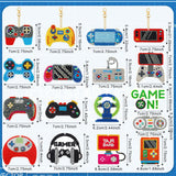 Yaomiao 17 Pcs Video Game Double Side Diamond Art Keychains Diamond Painting Keychains DIY Gem 5d Painting Arts and Crafts for Birthday Beginners Crafting Home Party Decor Yaomiao