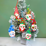 Winlyn 24 Sets Christmas Craft Kits - Winter Crafts DIY Gnome Ornaments & Decorations Art Sets with Foam Stickers for Kids Holiday Seasonal Home & Classroom Activities Party Favors Winlyn
